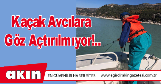 Kaçak Avcılara Göz Açtırılmıyor!..