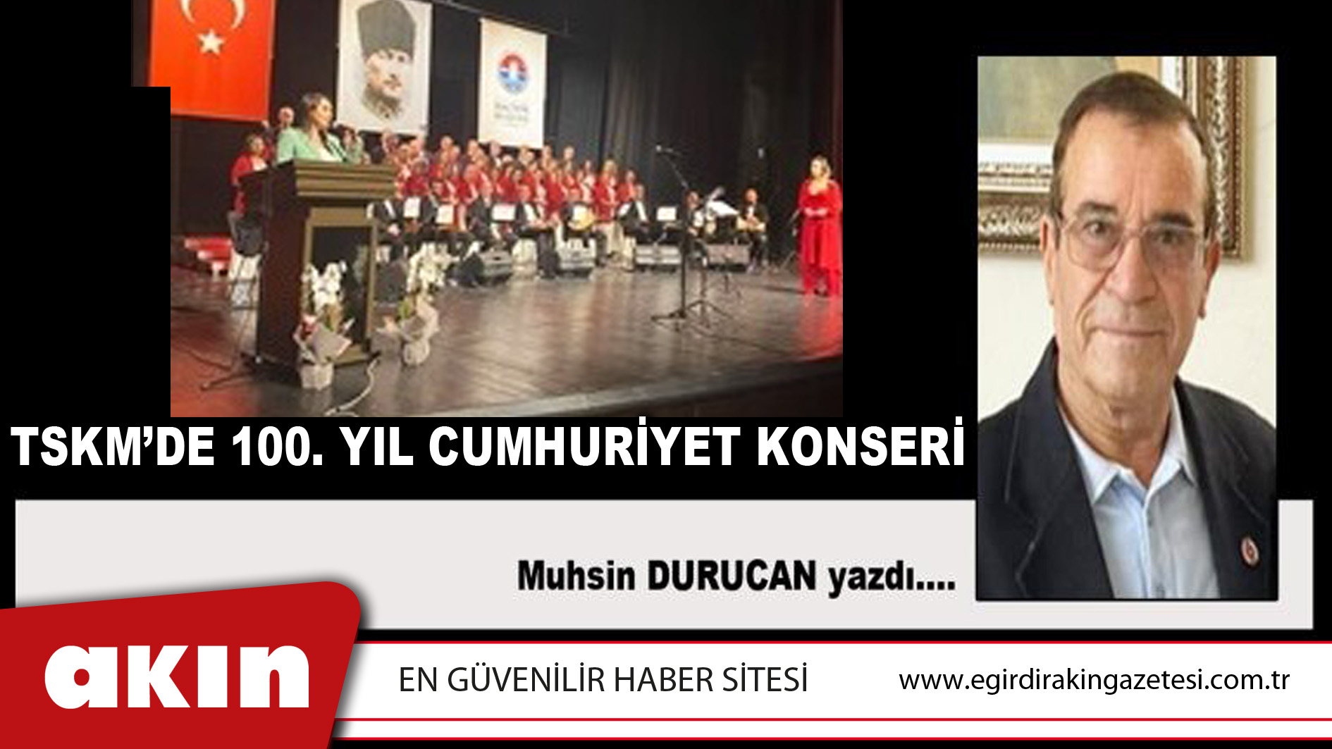 eğirdir haber,akın gazetesi,egirdir haberler,son dakika,TSKM’DE 100. YIL CUMHURİYET KONSERİ