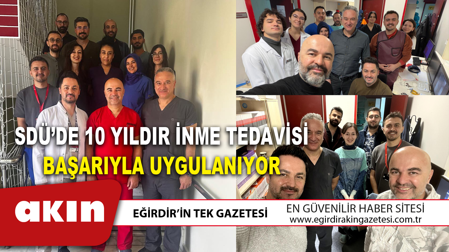eğirdir haber,akın gazetesi,egirdir haberler,son dakika,SDÜ’DE 10 YILDIR İNME TEDAVİSİ BAŞARIYLA UYGULANIYOR