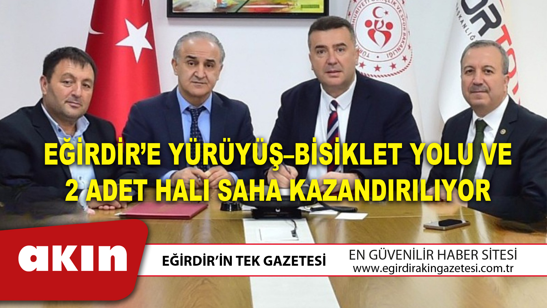 EĞİRDİR’E YÜRÜYÜŞ BİSİKLET YOLU VE 2 ADET HALI SAHA KAZANDIRILIYOR