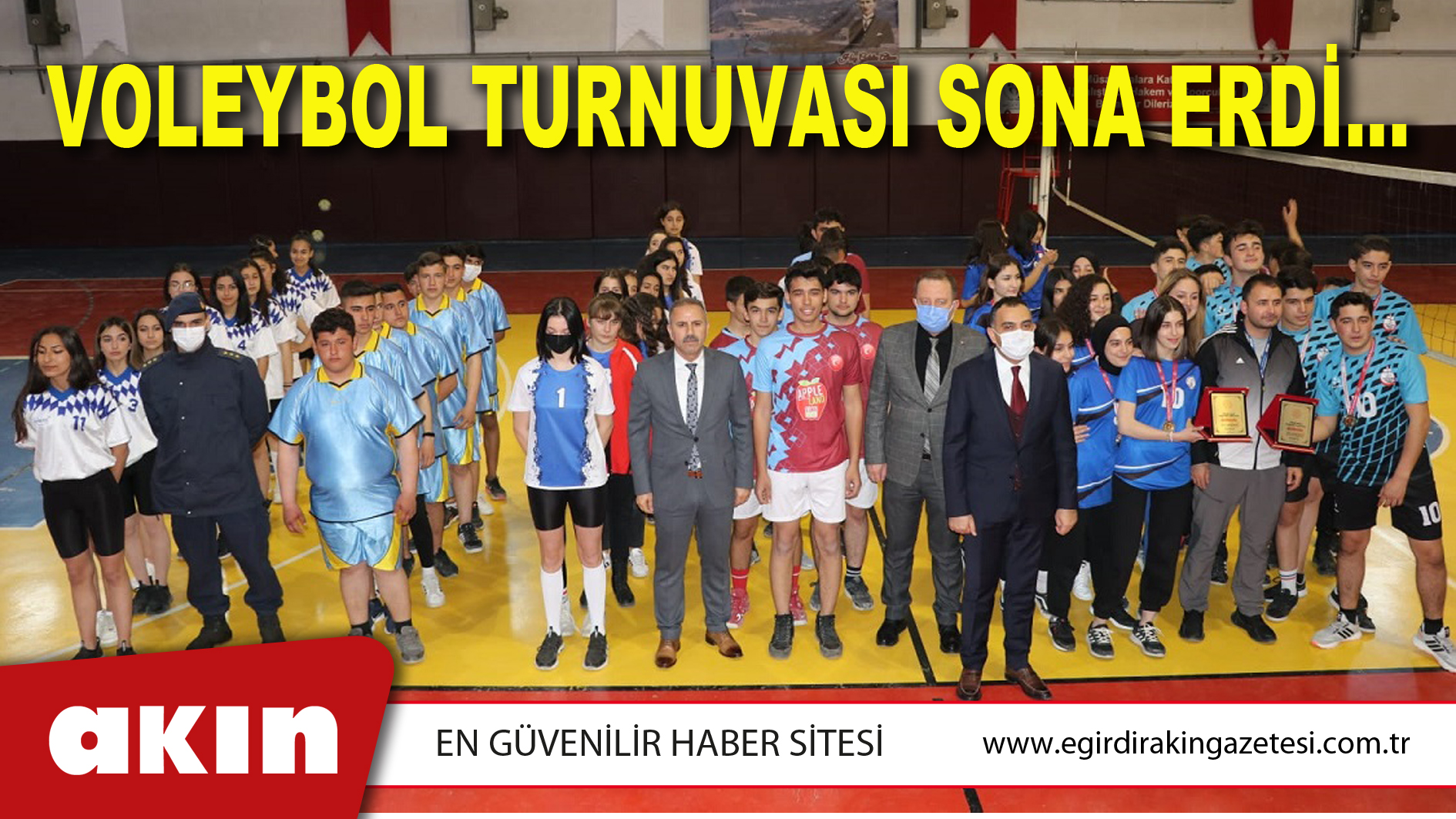 VOLEYBOL TURNUVASI SONA ERDİ...