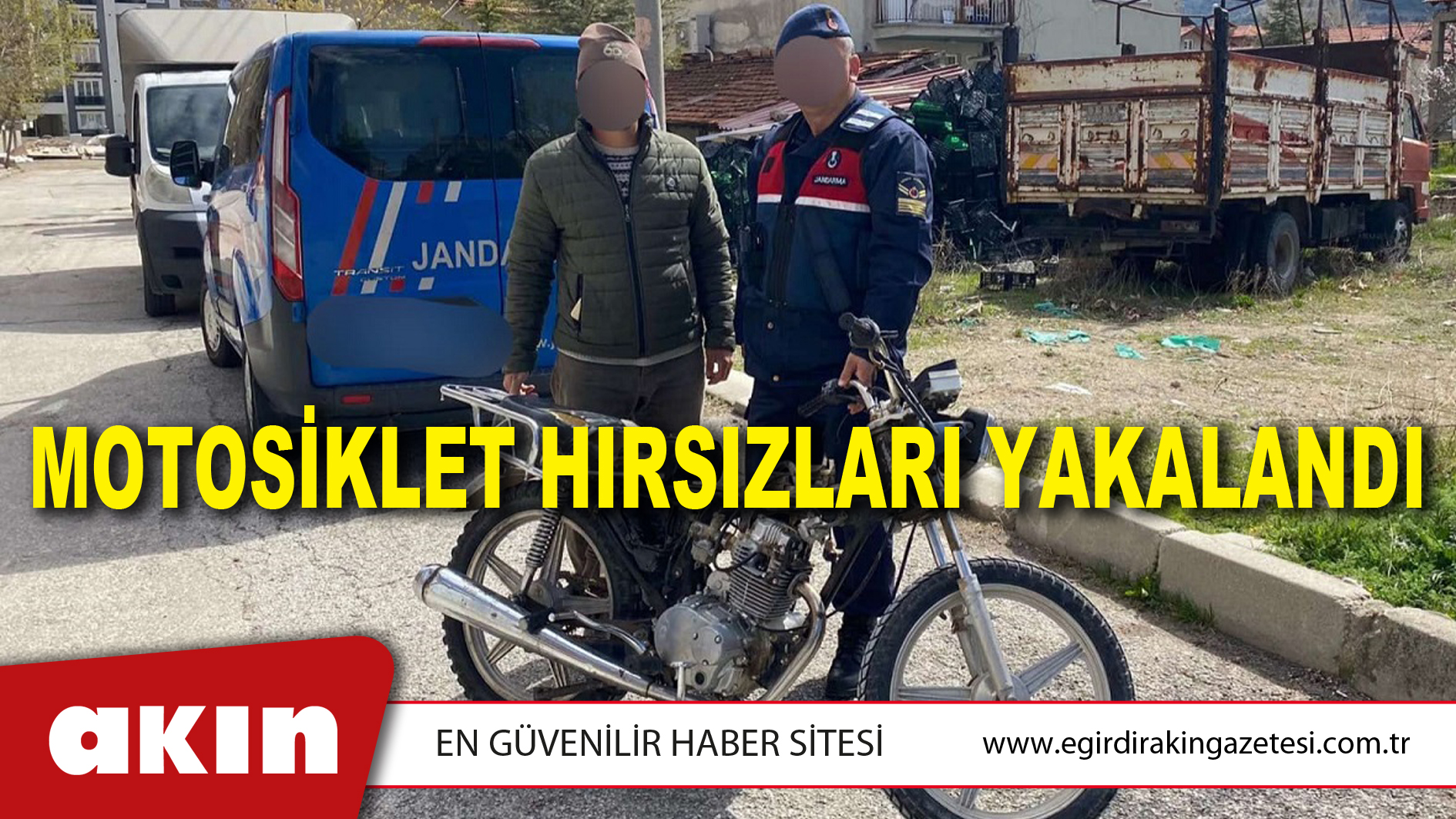 Motosiklet Hırsızları Yakalandı