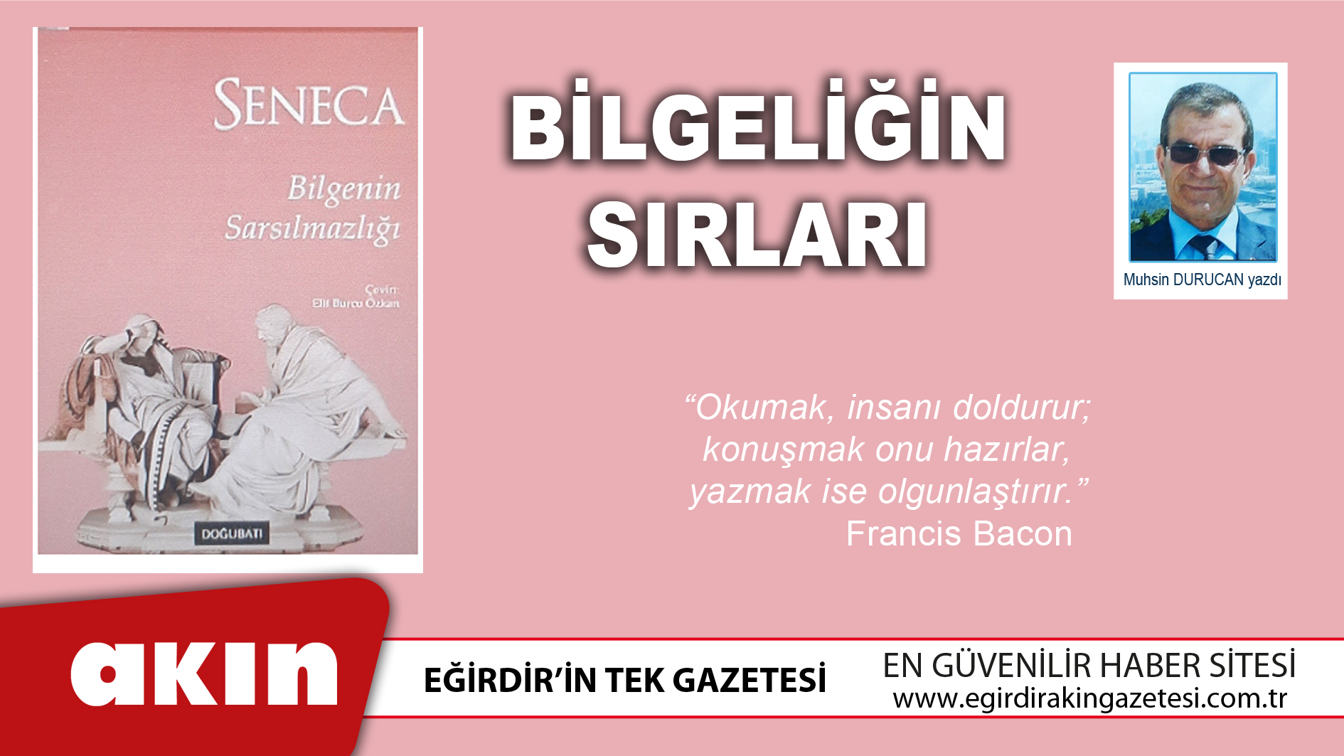 eğirdir haber,akın gazetesi,egirdir haberler,son dakika,Bilgeliğin Sırları