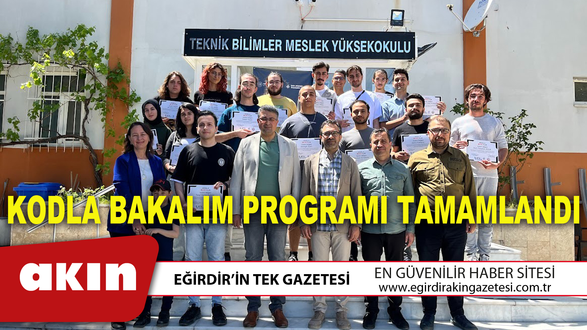 KODLA BAKALIM PROGRAMI TAMAMLANDI