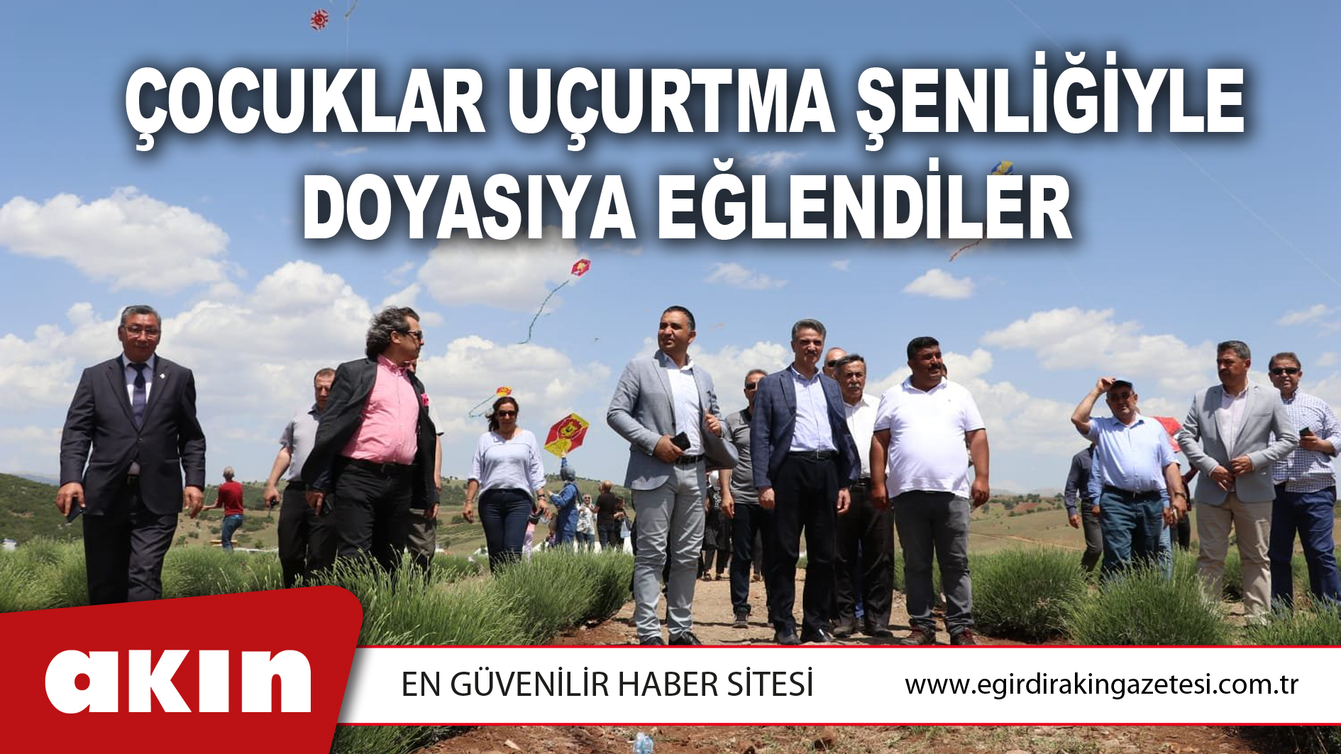Çocuklar Uçurtma Şenliğiyle Doyasıya Eğlendiler