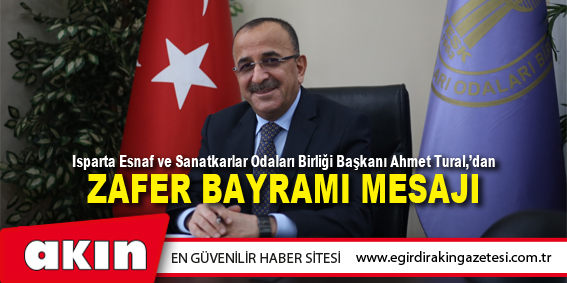 Başkan Tural'dan Zafer Bayramı mesajı