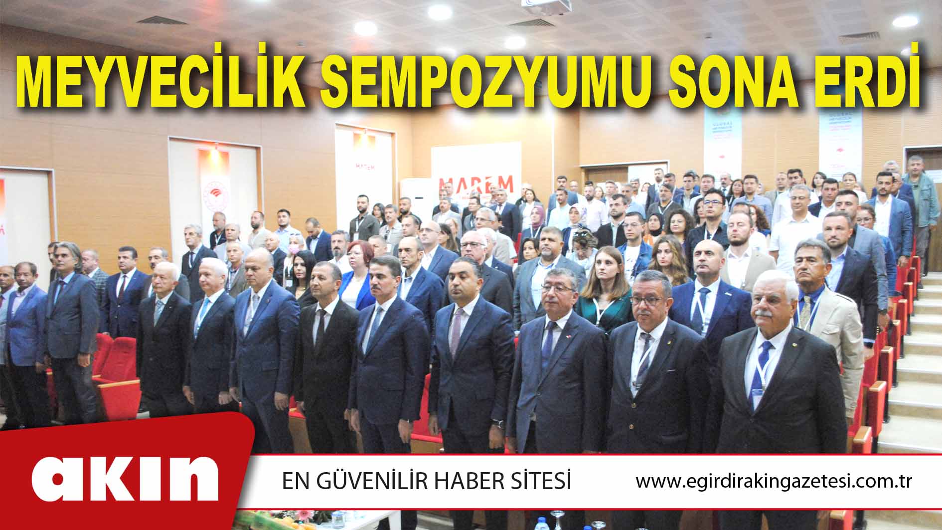 MEYVECİLİK SEMPOZYUMU SONA ERDİ