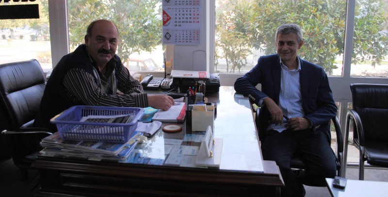 Hemşehrimiz Muhsin Adalı Gazetemizi Ziyaret Etti