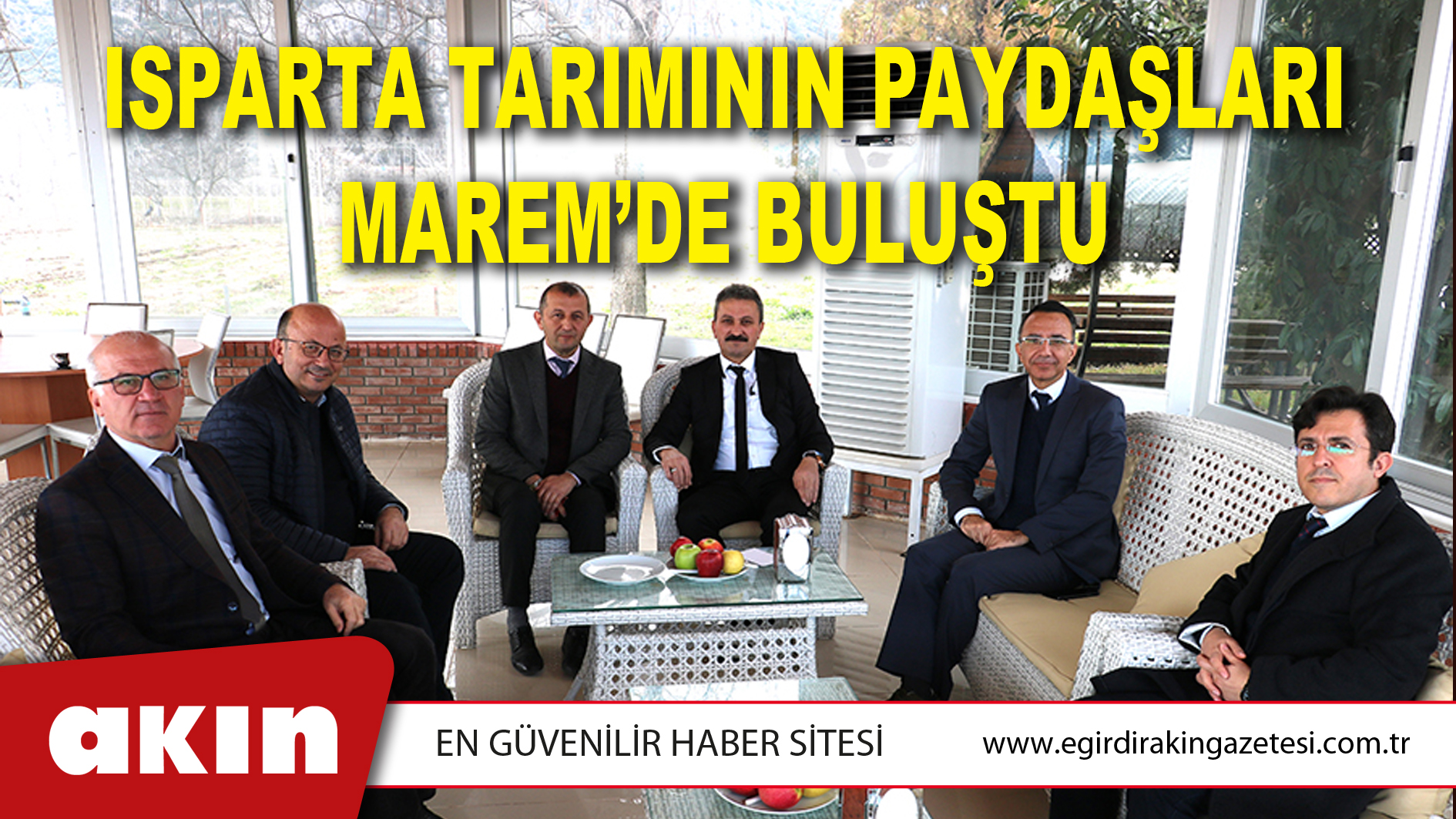 Isparta Tarımının Paydaşları MAREM’de Buluştu