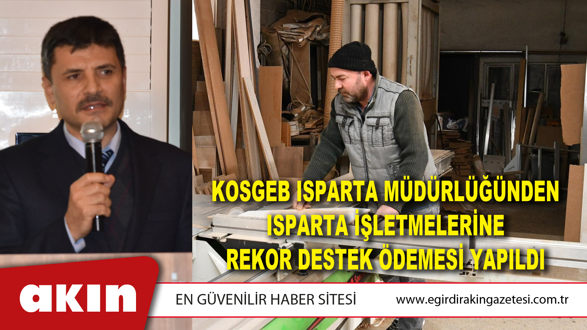 KOSGEB Isparta Müdürlüğünden Isparta İşletmelerine Rekor Destek Ödemesi Yapıldı