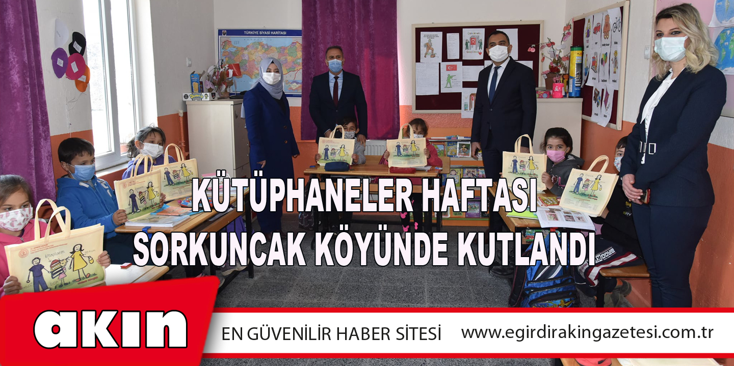 Kütüphaneler Haftası Sorkuncak Köyünde Kutlandı