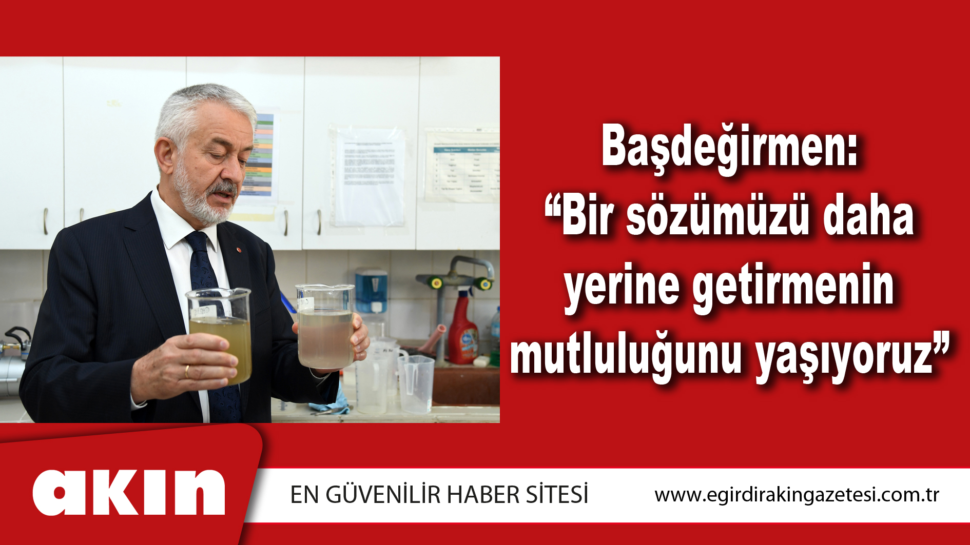 Başdeğirmen: “Bir sözümüzü daha yerine getirmenin mutluluğunu yaşıyoruz”