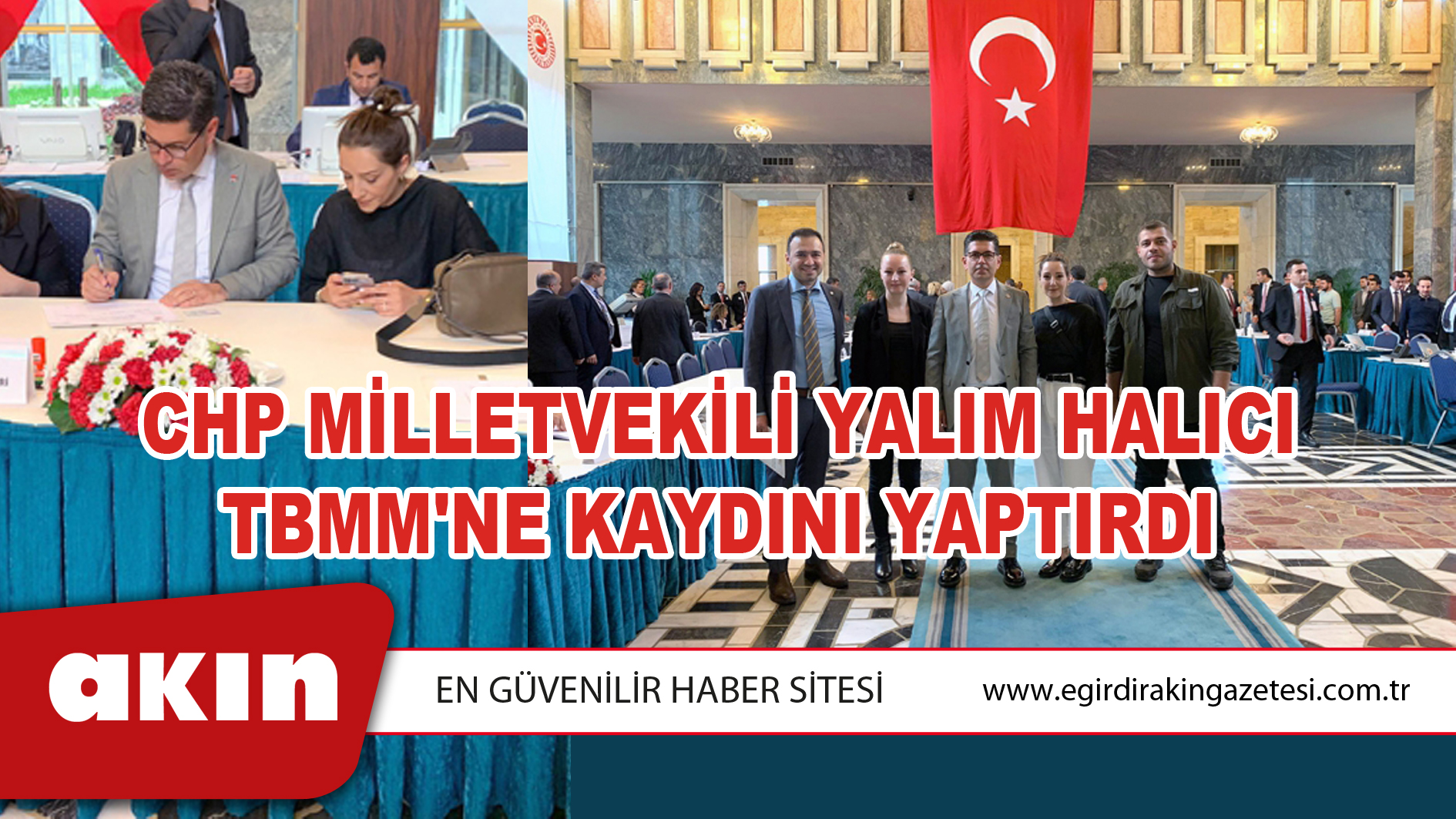 CHP Milletvekili Yalım Halıcı TBMM'ne Kaydını Yaptırdı