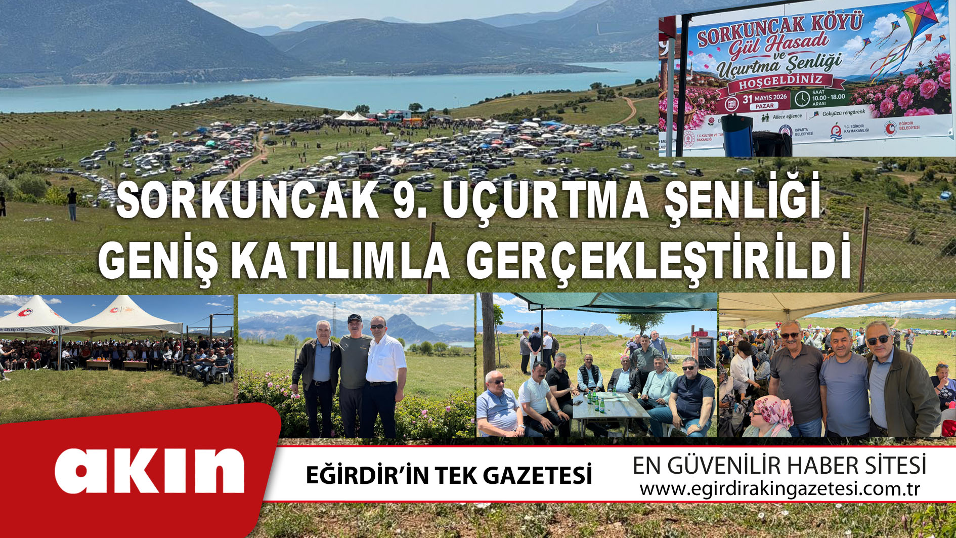 eğirdir haber,akın gazetesi,egirdir haberler,son dakika,Sorkuncak 9. Uçurtma Şenliği Geniş Katılımla Gerçekleştirildi