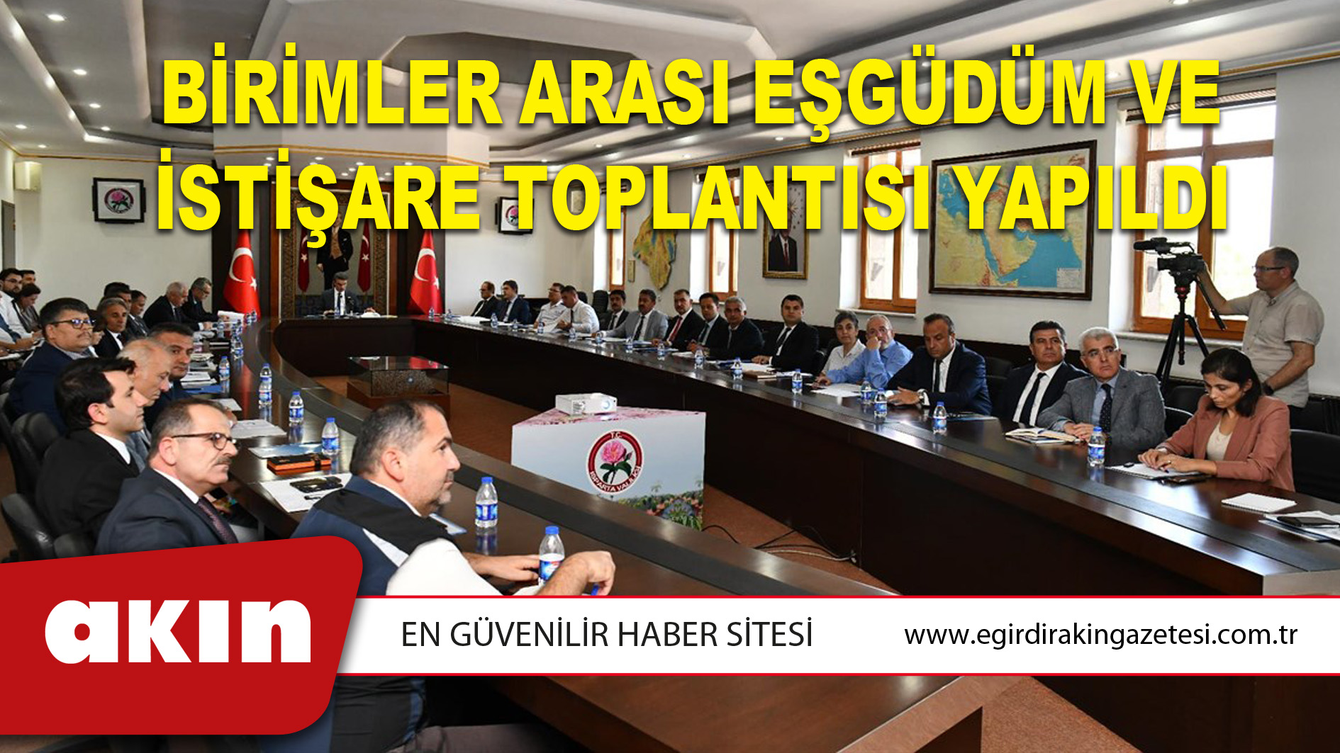 Birimler Arası Eşgüdüm Ve İstişare Toplantısı Yapıldı