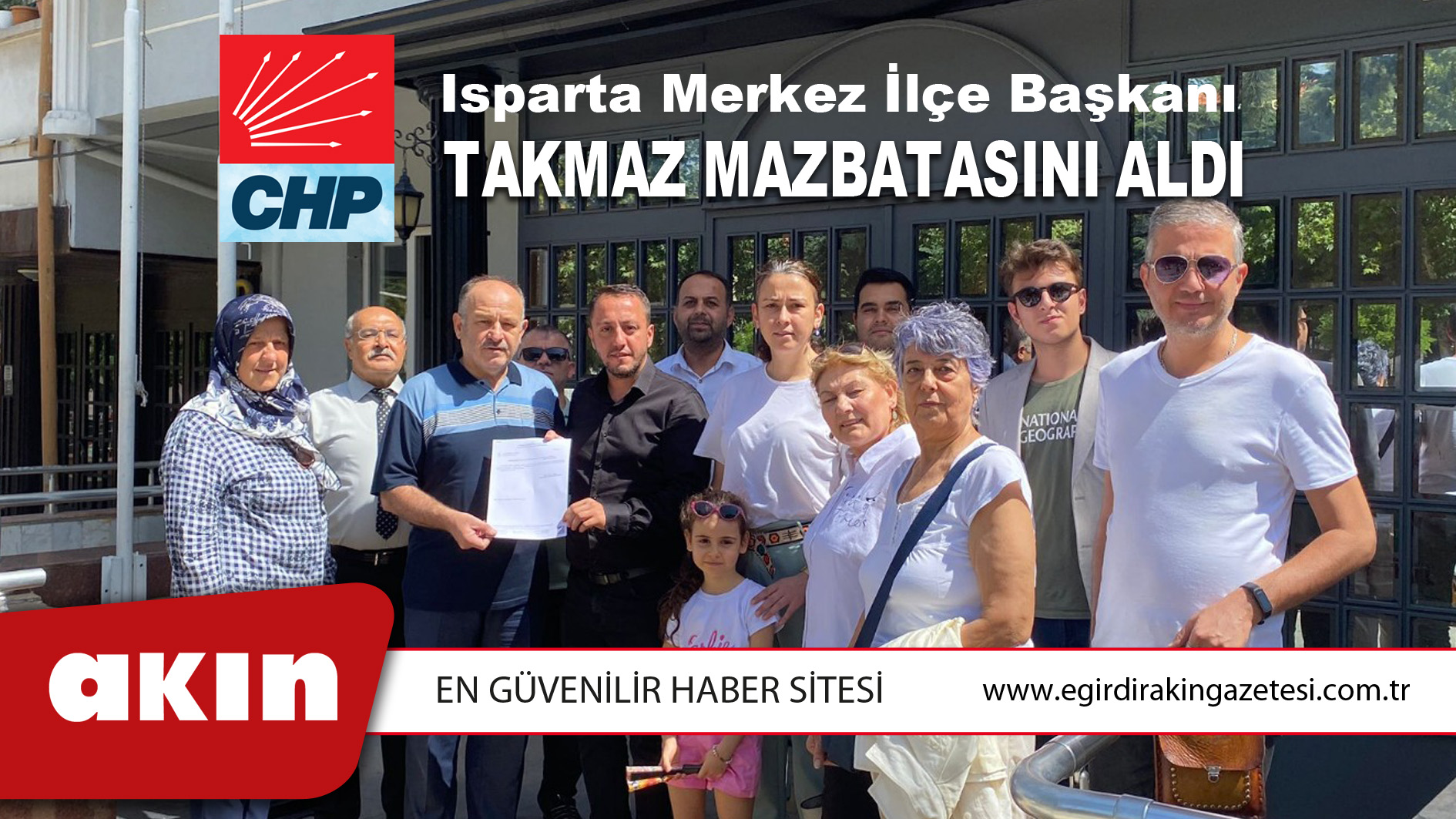 Takmaz Mazbatasını Aldı