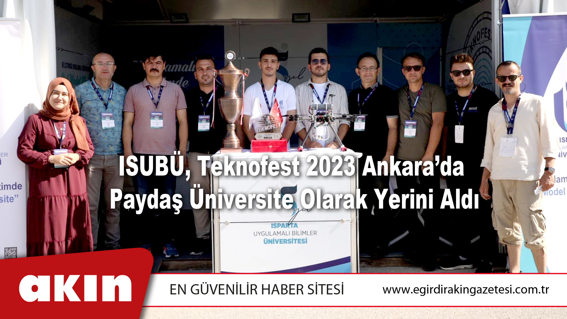 ISUBÜ, Teknofest 2023 Ankara’da Paydaş Üniversite Olarak Yerini Aldı