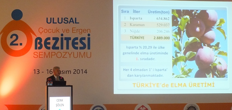 Isparta Elması 2. Ulusal Çocuk ve Ergen Obezitesi Sempozyumunda Tanıtıldı