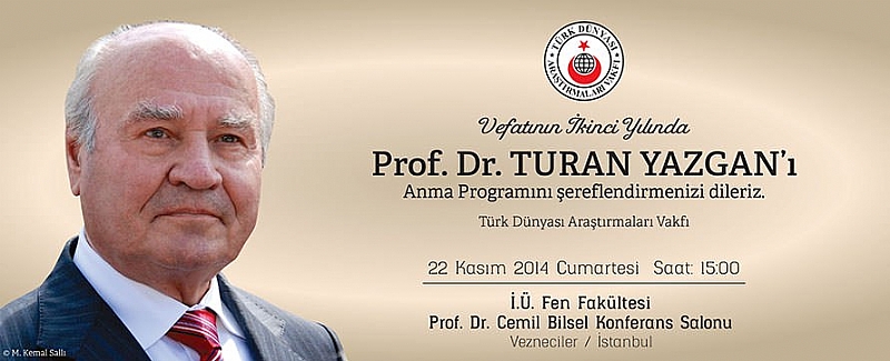 Hemşehrimiz Prof. Dr. Turan Yazgan Vefatının 2'nci Yılında Anılacak