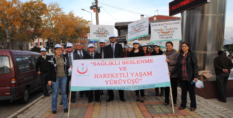 Belediye ve Tarım Personeli Sağlıklı Yürüyüş Etkinliğine Katıldılar