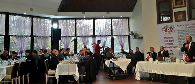 ISPARTA GÖNÜL BİRLİĞİ DERNEĞİ İSTANBUL'DA TOPLANDI