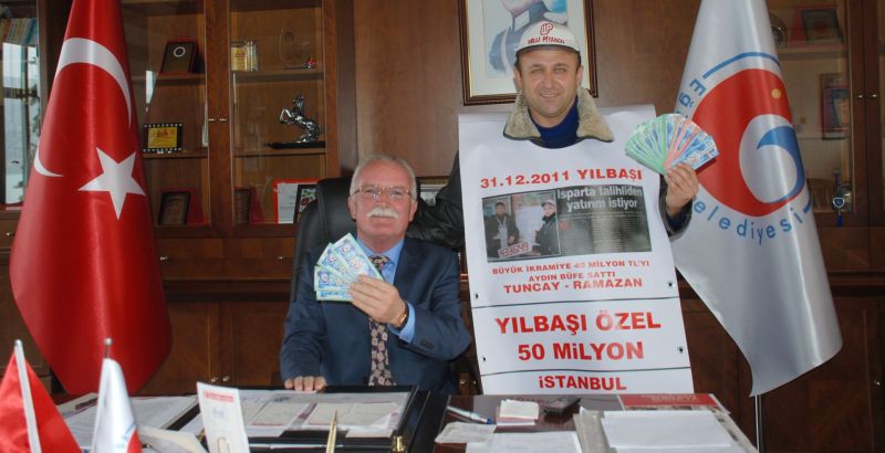 Başkan Şengöl'e hem ziyaret, hem ticaret