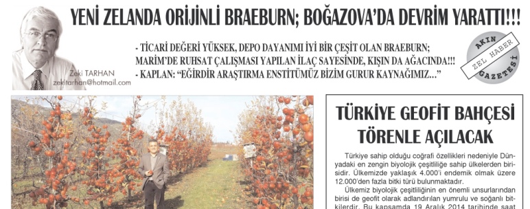YENİ ZELANDA ORİJİNLİ BRAEBURN; BOĞAZOVA'DA DEVRİM YARATTI!!!
