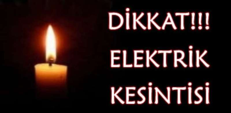 Barla'da Elektrik Kesintisi Yapılacak...