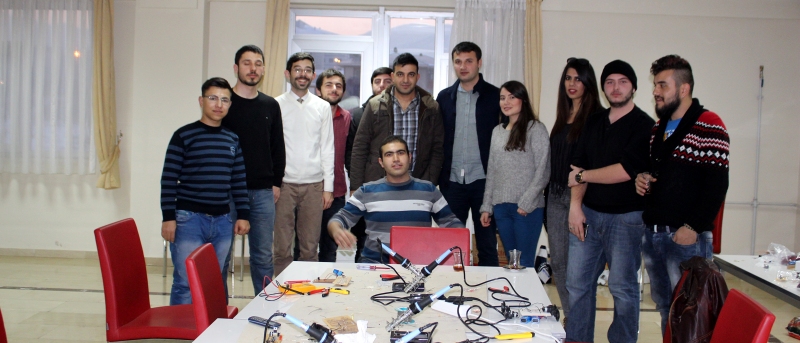 SDÜ Teknoloji Kulübünden  Bingöl Üniversitesine Robot Eğitimi