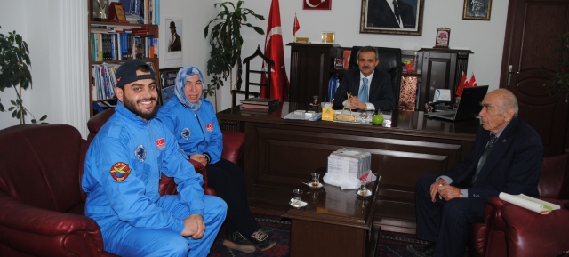 THK'dan Kaymakam Yılmaz'a Ziyaret