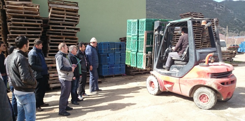 Eğirdir M.E.M. Forklift Operatörü Yetiştirmeye Devam Ediyor