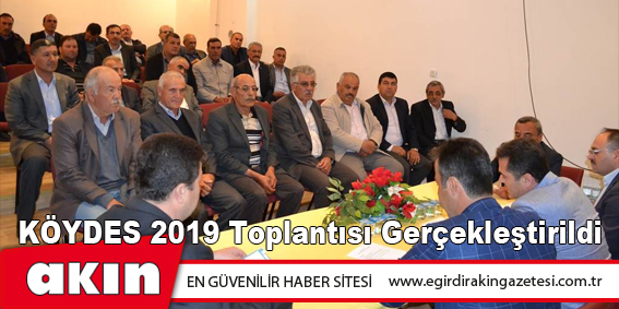 KÖYDES 2019 Toplantısı Gerçekleştirildi