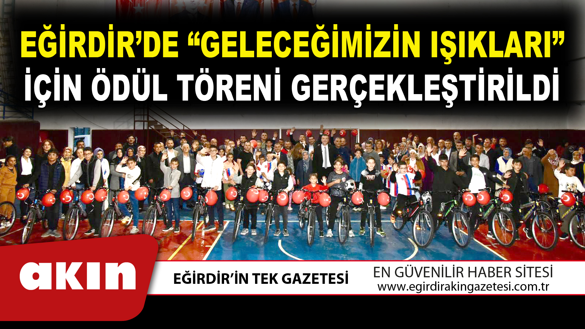 Eğirdir’de “Geleceğimizin Işıkları” İçin Ödül Töreni Gerçekleştirildi
