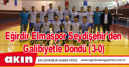 Eğirdir Elmaspor Seydişehir'den Galibiyetle döndü 