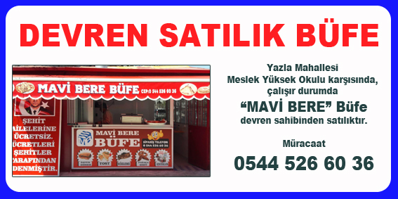 DEVREN SATILIK BÜFE