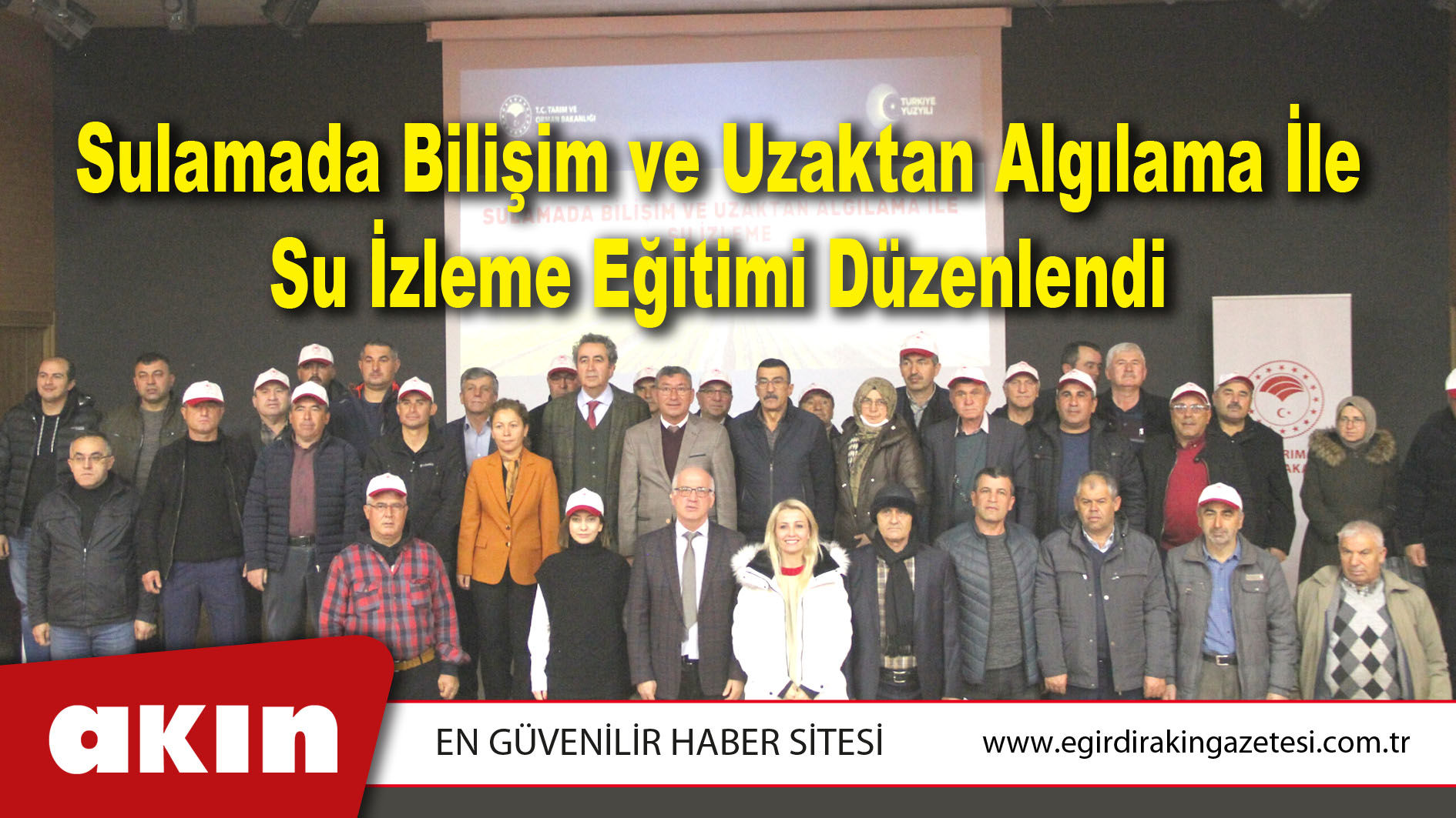 Sulamada Bilişim ve Uzaktan Algılama İle Su İzleme Eğitimi Düzenlendi