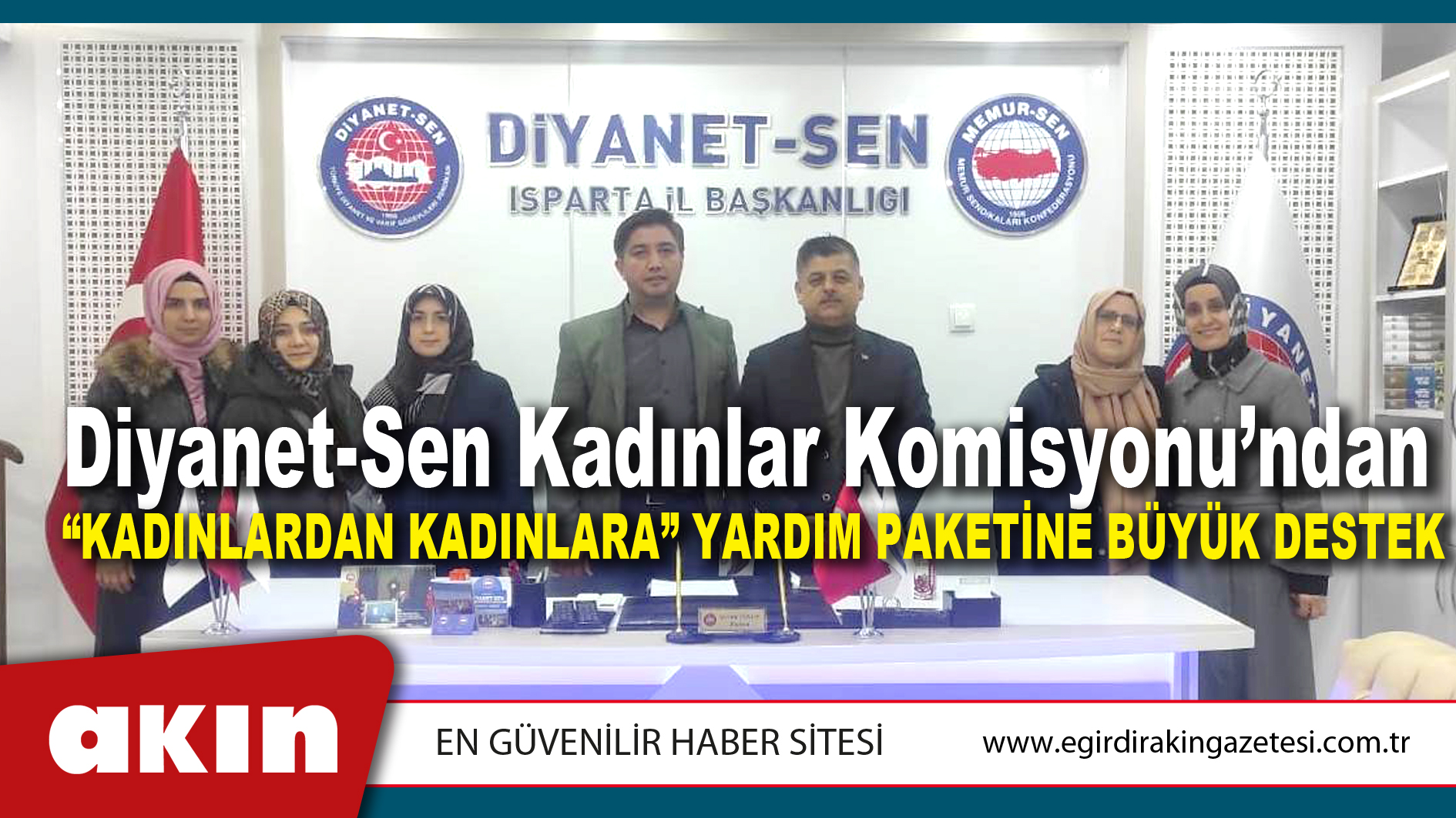 Diyanet-Sen Kadınlar Komisyonu’ndan “Kadınlardan Kadınlara” Yardım Paketine Büyük Destek