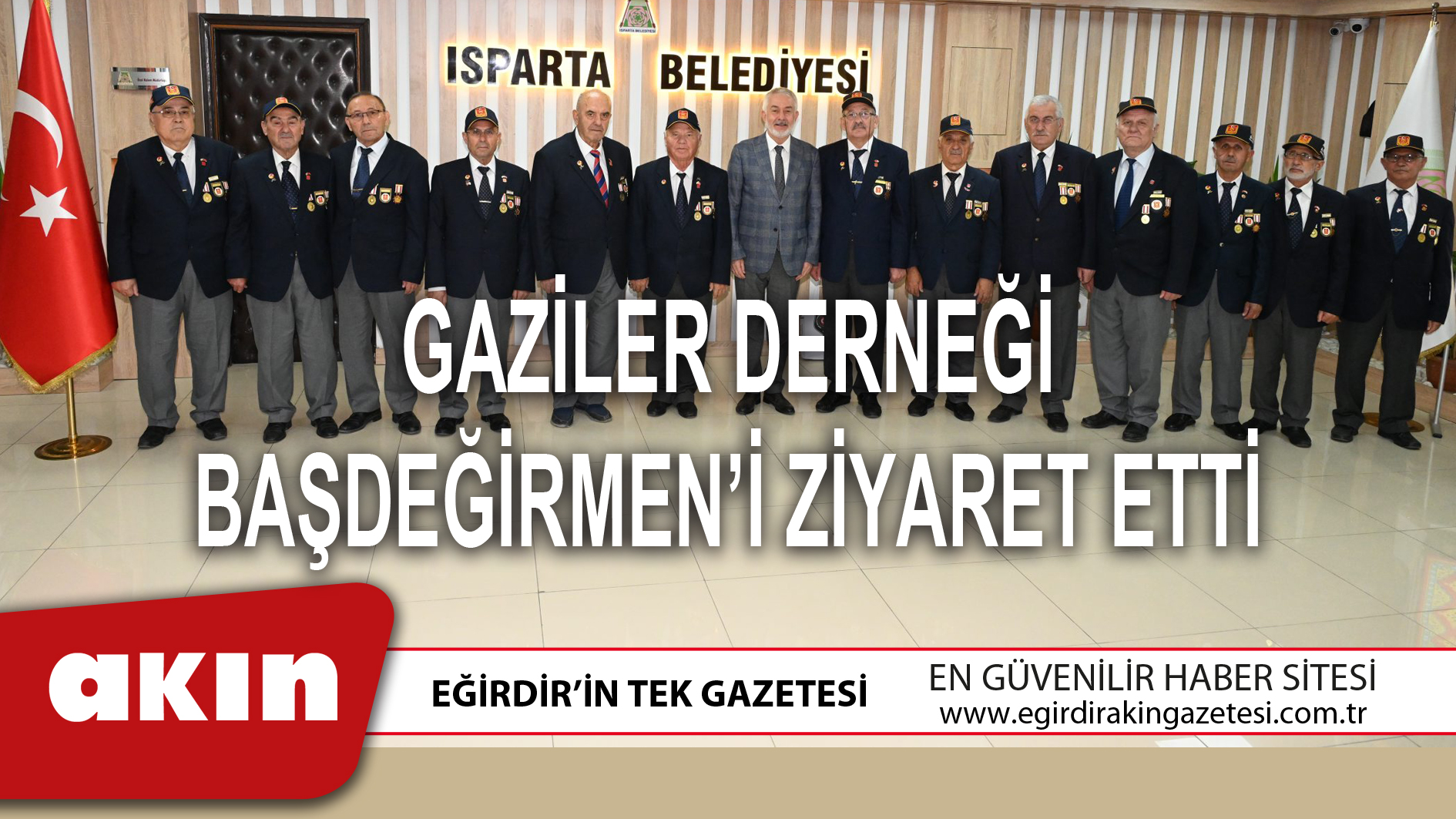 Gaziler Derneği Başdeğirmen’i Ziyaret Etti