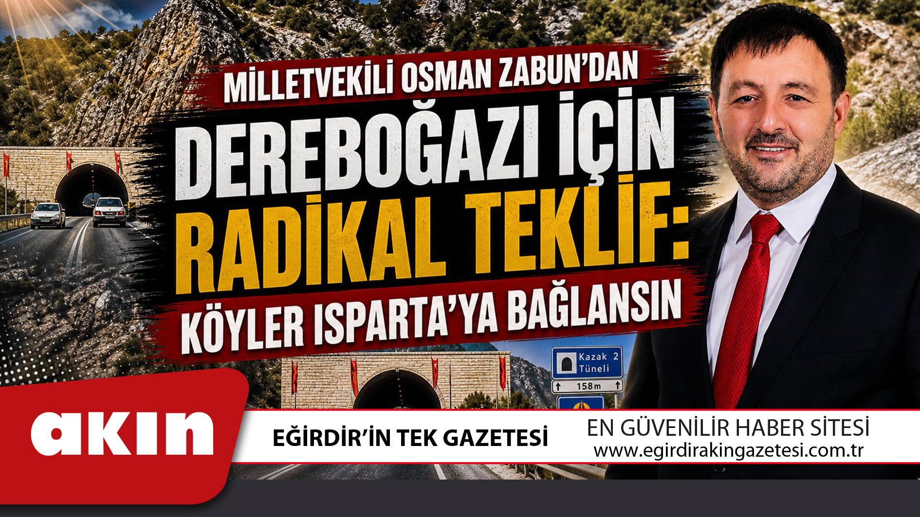 DEREBOĞAZI YOLU İÇİN ÇARPICI ÇAĞRI: ZABUN’DAN SINIR VE YETKİ DÜZENLEMESİ ÖNERİSİ