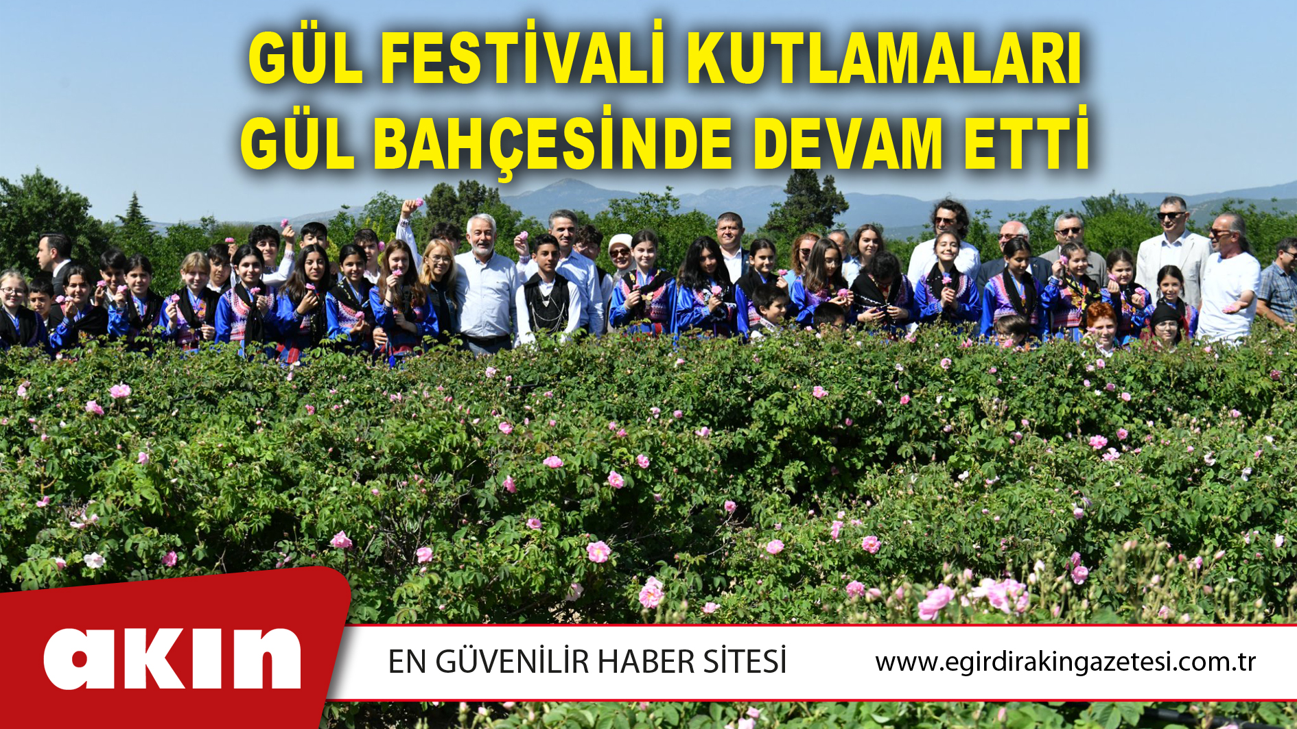 Gül Festivali Kutlamaları Gül Bahçesinde Devam Etti