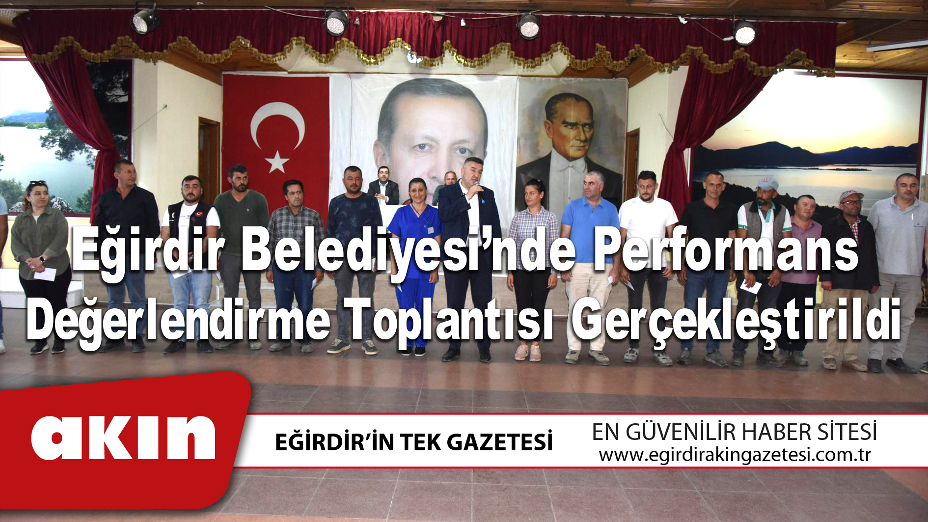 Eğirdir Belediyesi’nde Performans Değerlendirme Toplantısı Gerçekleştirildi