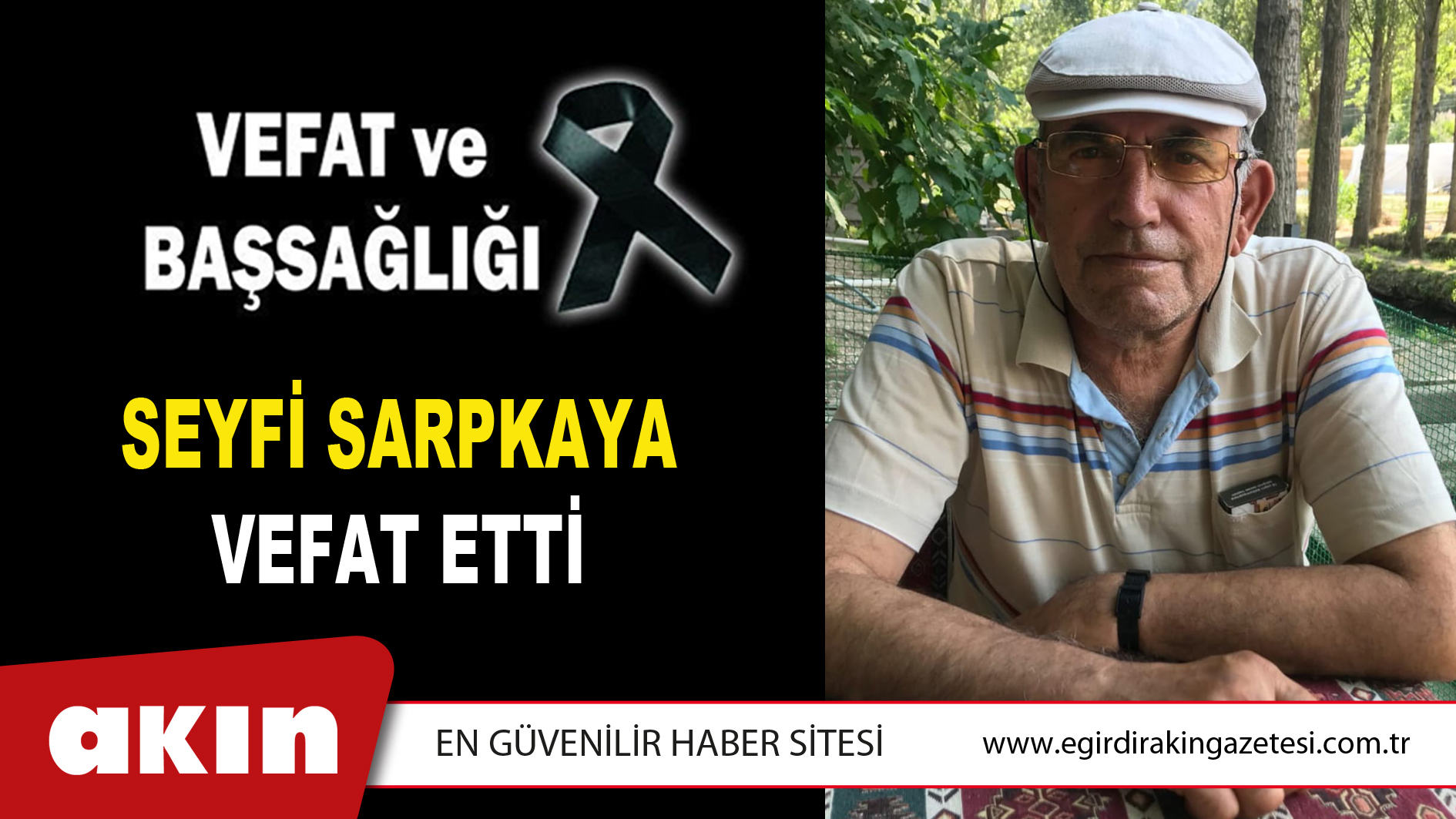 Seyfi Sarpkaya Vefat Etti