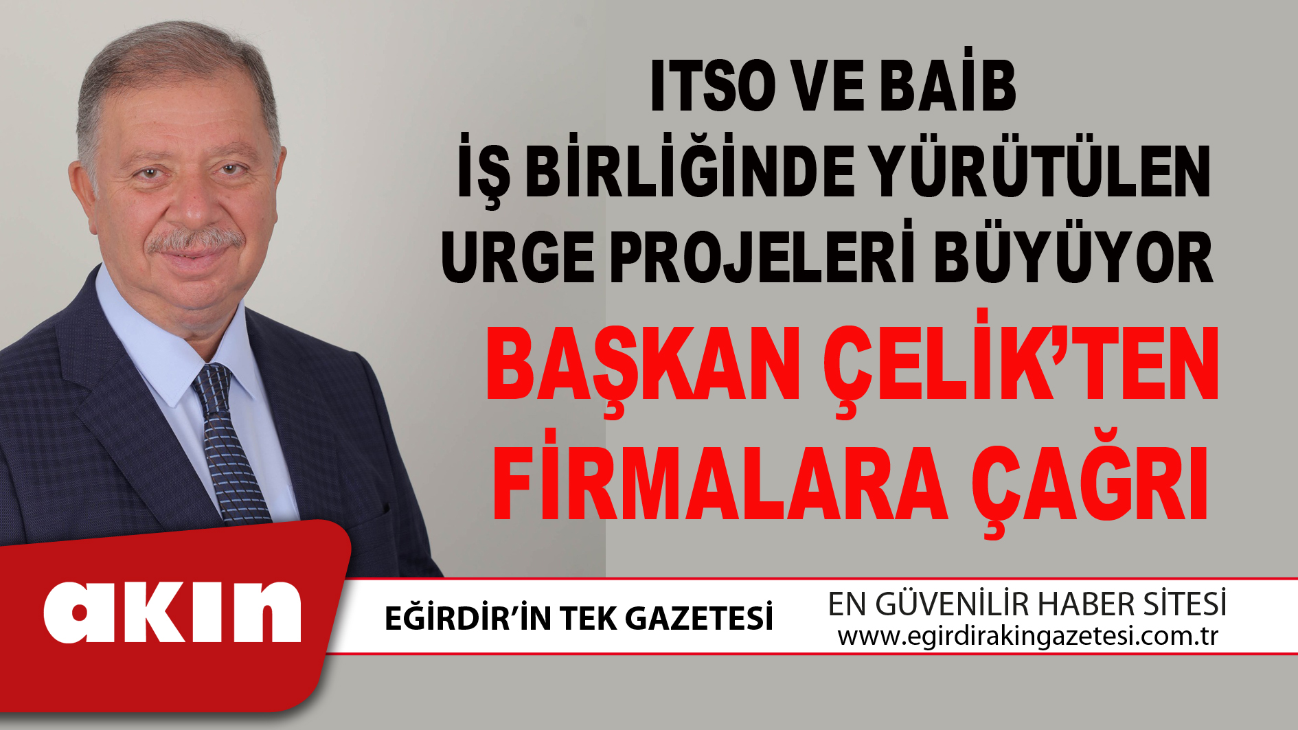 ITSO VE BAİB İŞ BİRLİĞİNDE YÜRÜTÜLEN URGE PROJELERİ BÜYÜYOR