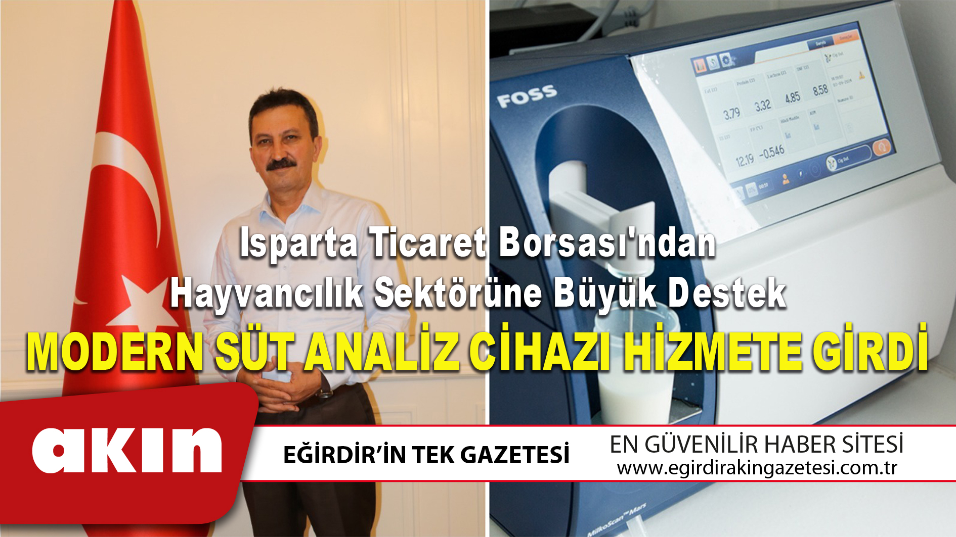 Isparta Ticaret Borsası'ndan Hayvancılık Sektörüne Büyük Destek