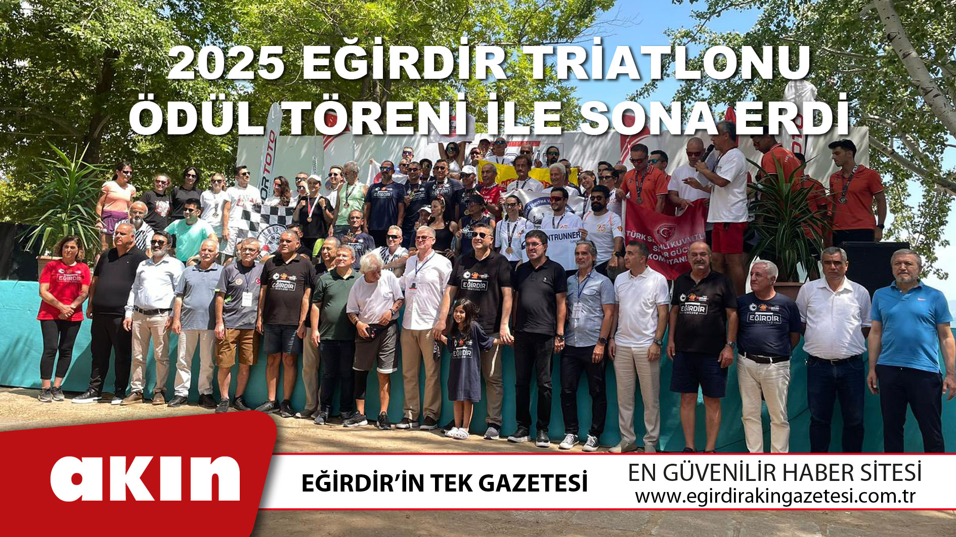 2025 Eğirdir Triatlonu Ödül Töreni İle Sona Erdi