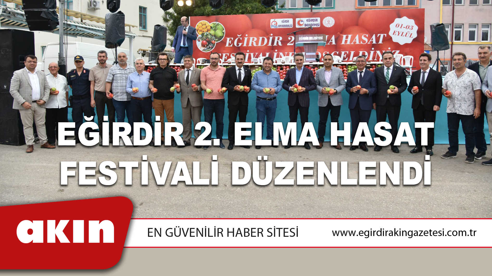 Eğirdir 2. Elma Hasat Festivali Düzenlendi