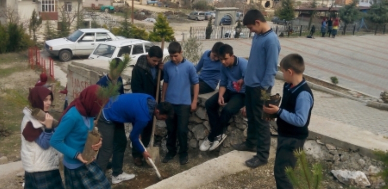 İMAM HATİP LİSESİNDE YEŞİL HEYECANI