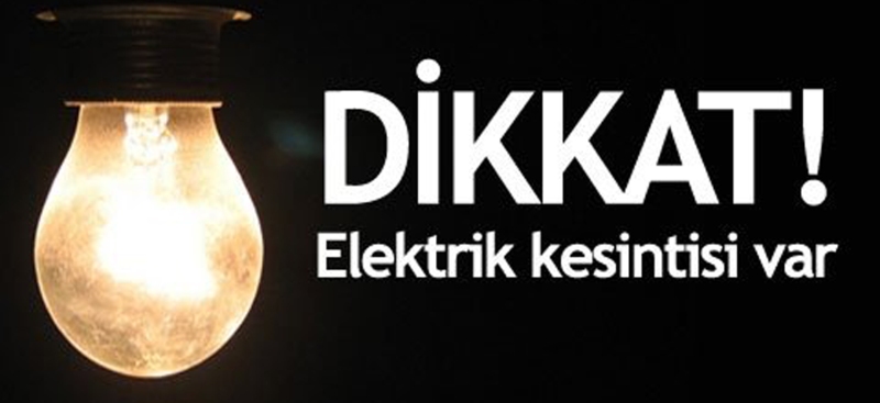 Barla ve Beydere Köylerinde Elektrik Kesintisi Yapılacak