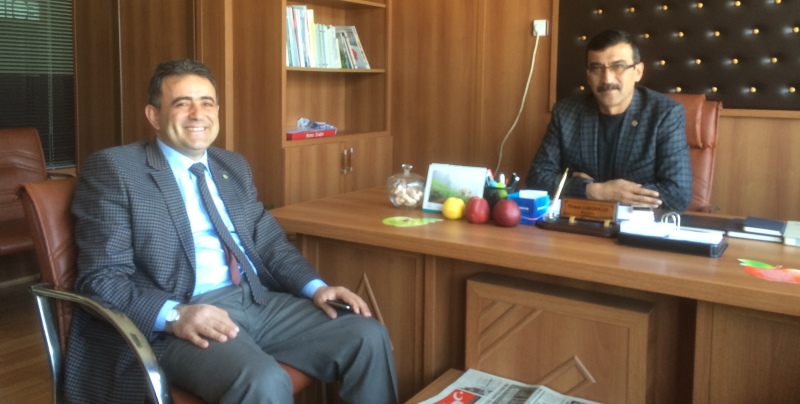 EĞİRDİR ZİRAAT ODASI BAŞKANI SARIDOĞAN'A ZİYARETLER SÜRÜYOR