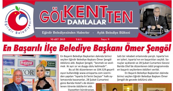 Gölkent'ten Damlalar'ın  9. Sayısı çıktı